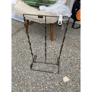 3 Strip 36 Clip Snack Rack - Counter Top Display for Potato Chip Bags - brown